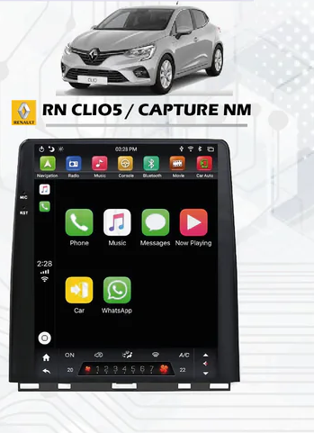 Poste Radio Android Tesla pour Renault Clio 5